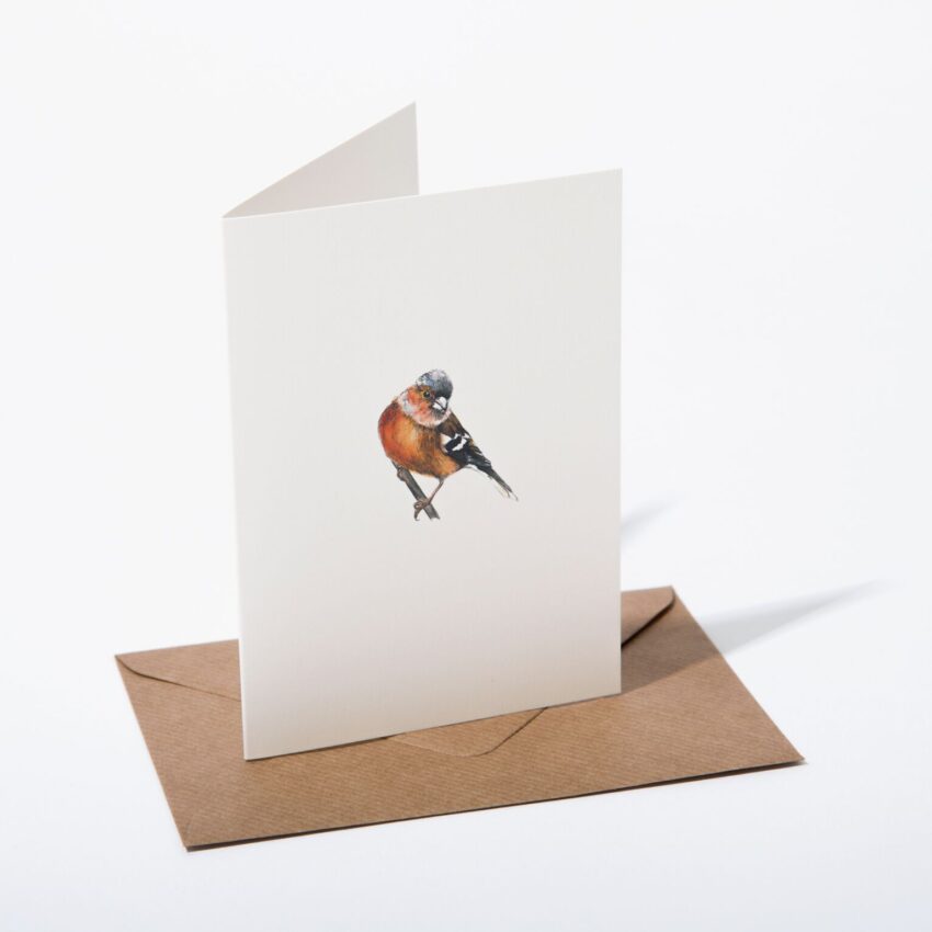 "Chaffinch" Greetings Card